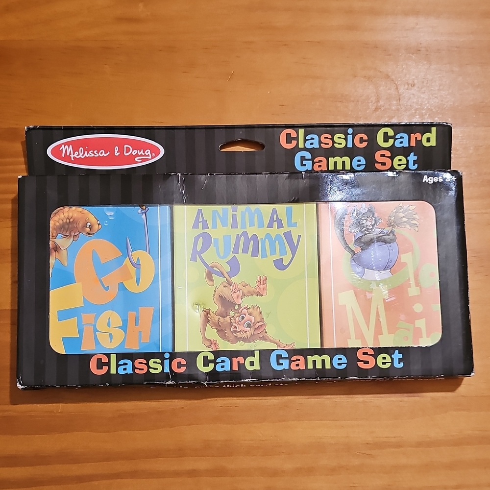 Melissa & Doug Colorful Card Game Trio
